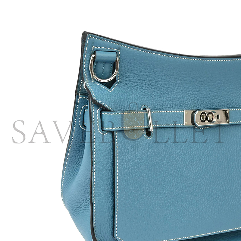 HERMÈS MASTER TAURILLON CLEMENCE JYPSIERE 28 BLUE JEAN (28*22*12cm) 